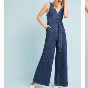 NWT Anthropologie Denim Jumpsuit